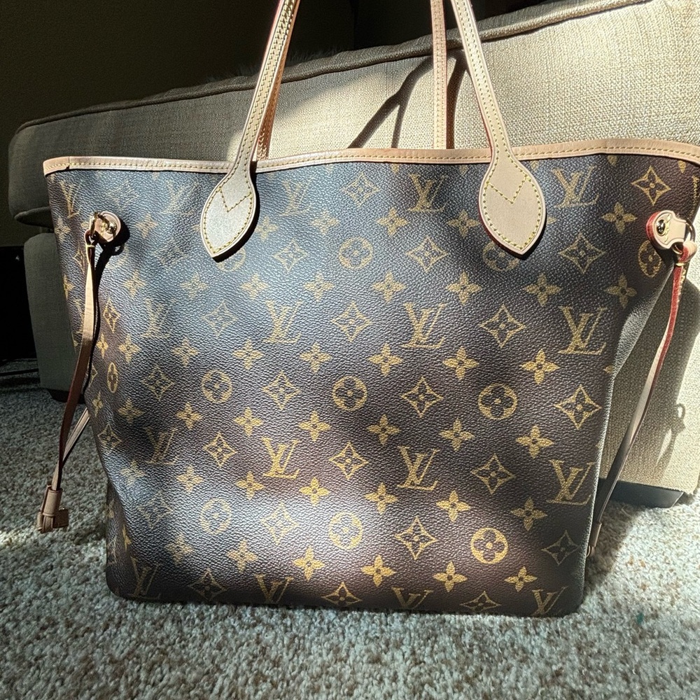 Louis Vuitton Classic Monogram Tote in Brown and Tan